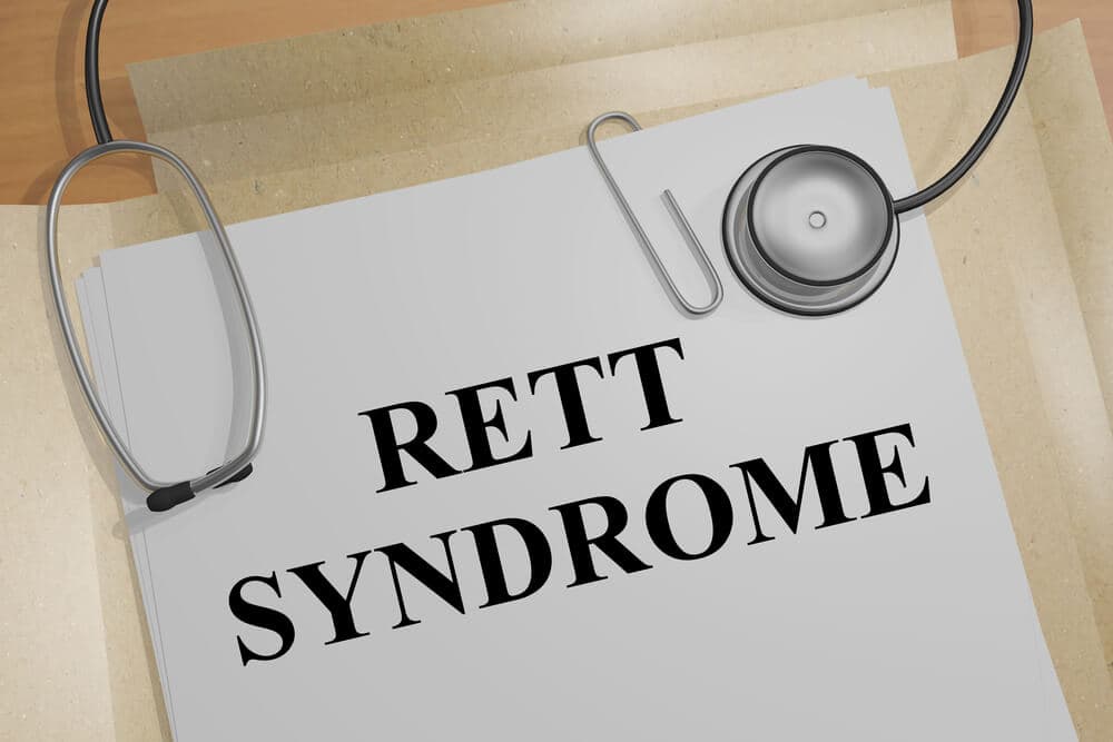 Rett Syndrome medical file with stethoscope